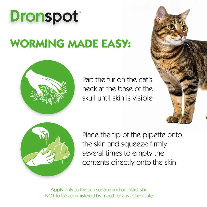 Dronspot Spot On Wormer for Cats