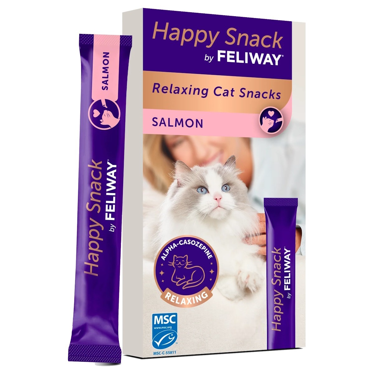 Feliway Happy Snack Cat Treats (Salmon)