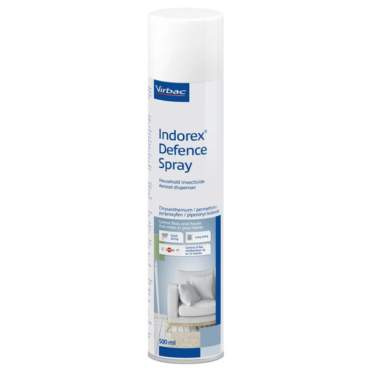 Indorex Defence Household Flea Spray 500ml Can
