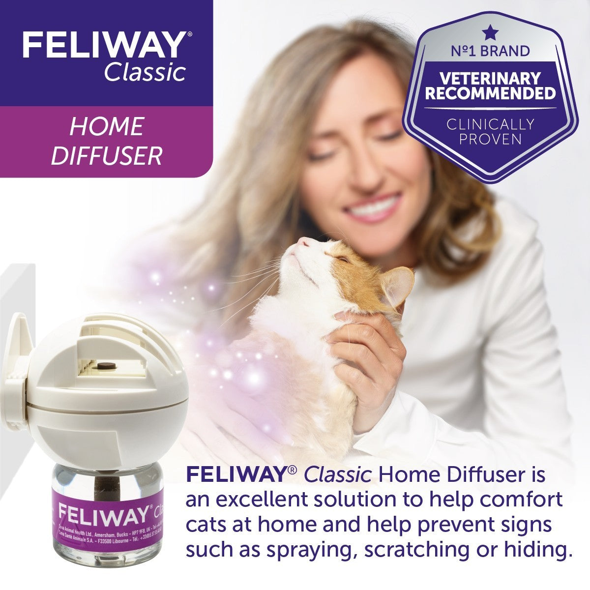 Feliway Classic Diffuser 30 Day Starter Kit