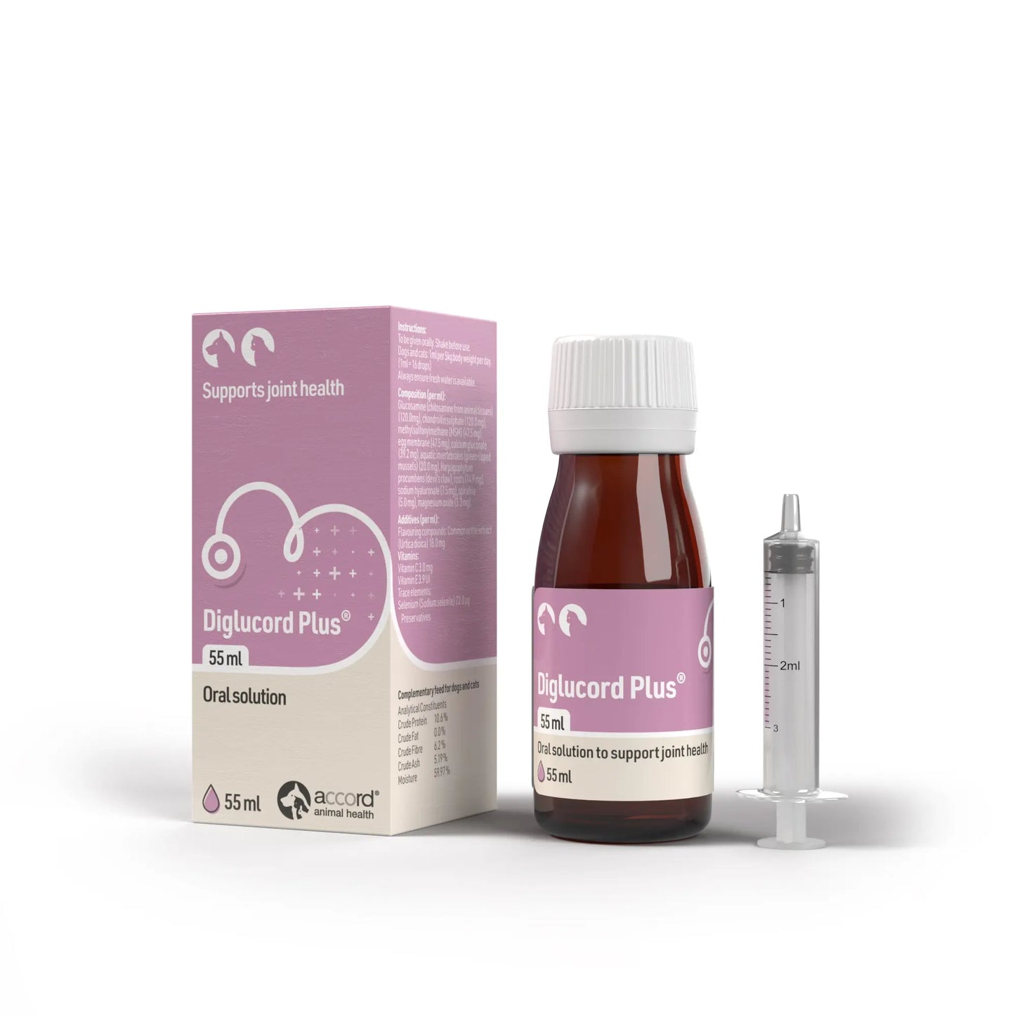 Diglucord Plus Oral Solution 55ml