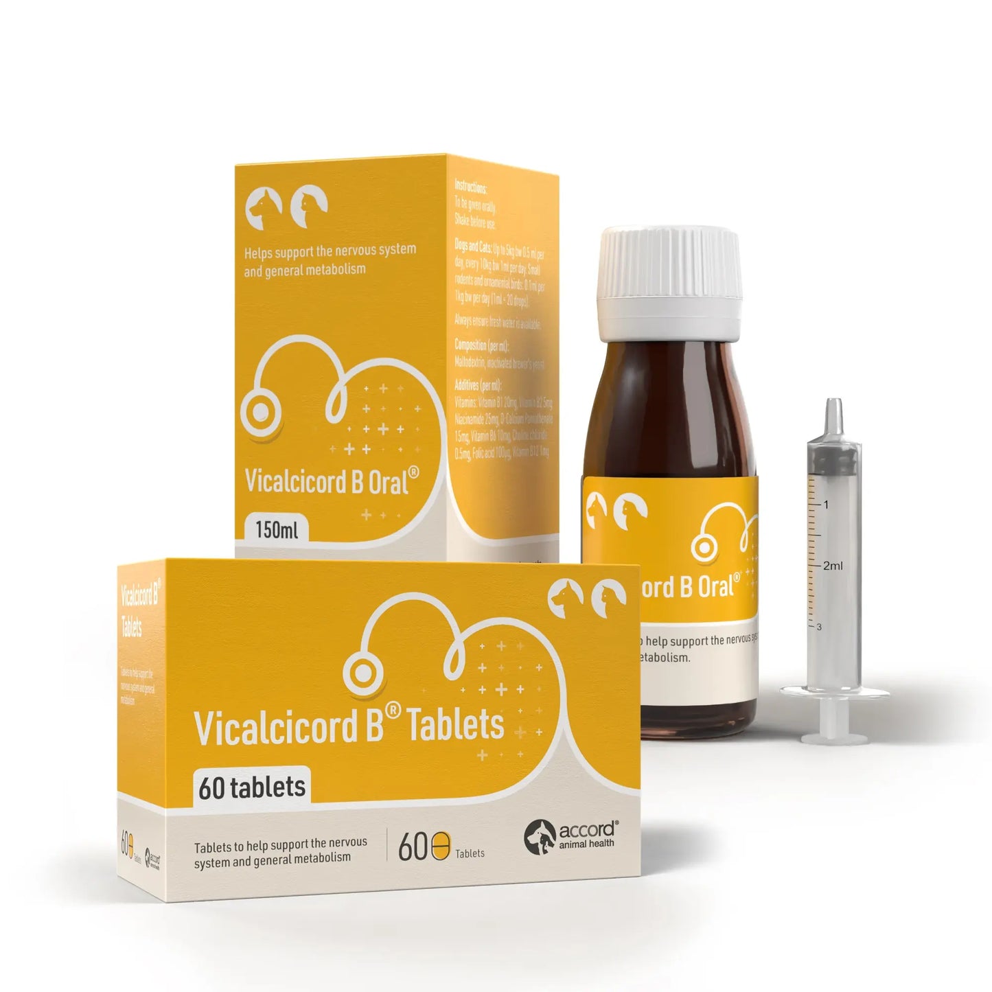 Accord Vicalcicord B Supplement for Dogs & Cats