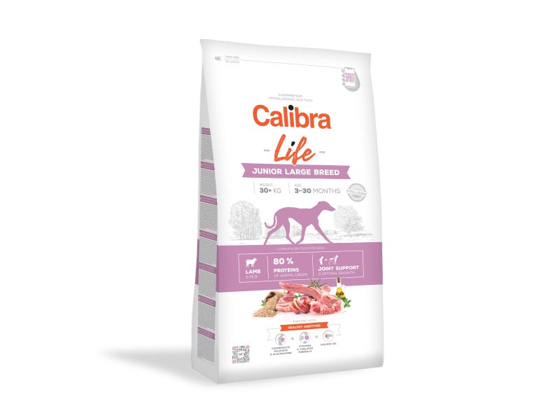 Calibra Life Junior Large Breed Dry Dog Food (Lamb)