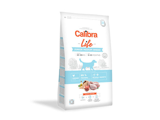 Calibra Life Junior Medium Breed Dry Dog Food (Chicken)