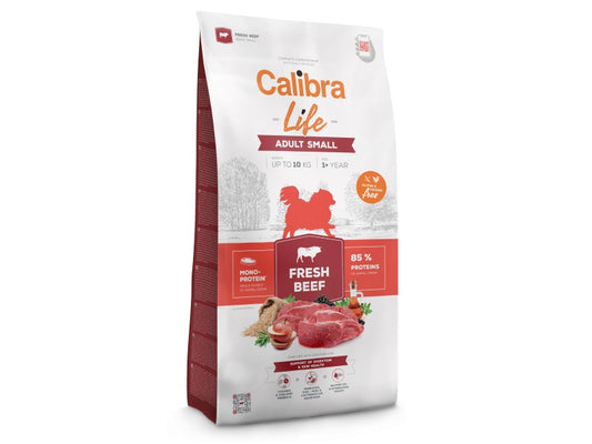 Calibra Life Adult Small Breed Dry Dog Food (Fresh Beef)