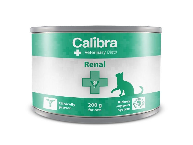 Calibra Veterinary Diet Renal Wet Cat Food - Pack Size : 6 x 200g Cans